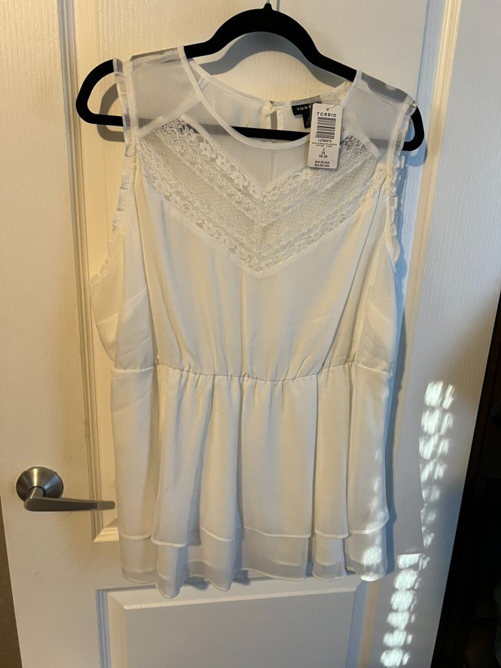 NWT Torrid Peplum Top